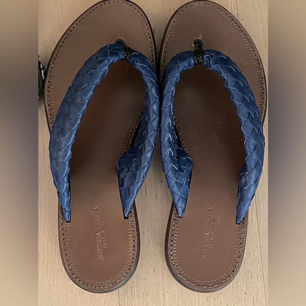 Bottega Veneta Woven Sandals 38 1/2